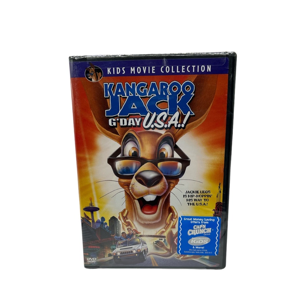 Kangaroo Jack G'Day USA Kids Movie Collection New in Case
